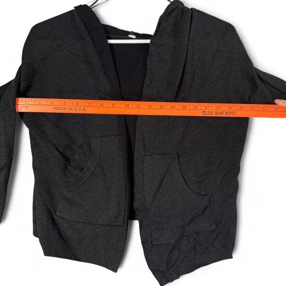 Lululemon Women’s Cabin Yogi Wrap Cashmere Blend Reversible Hooded Cardigan - Picture 5 of 8